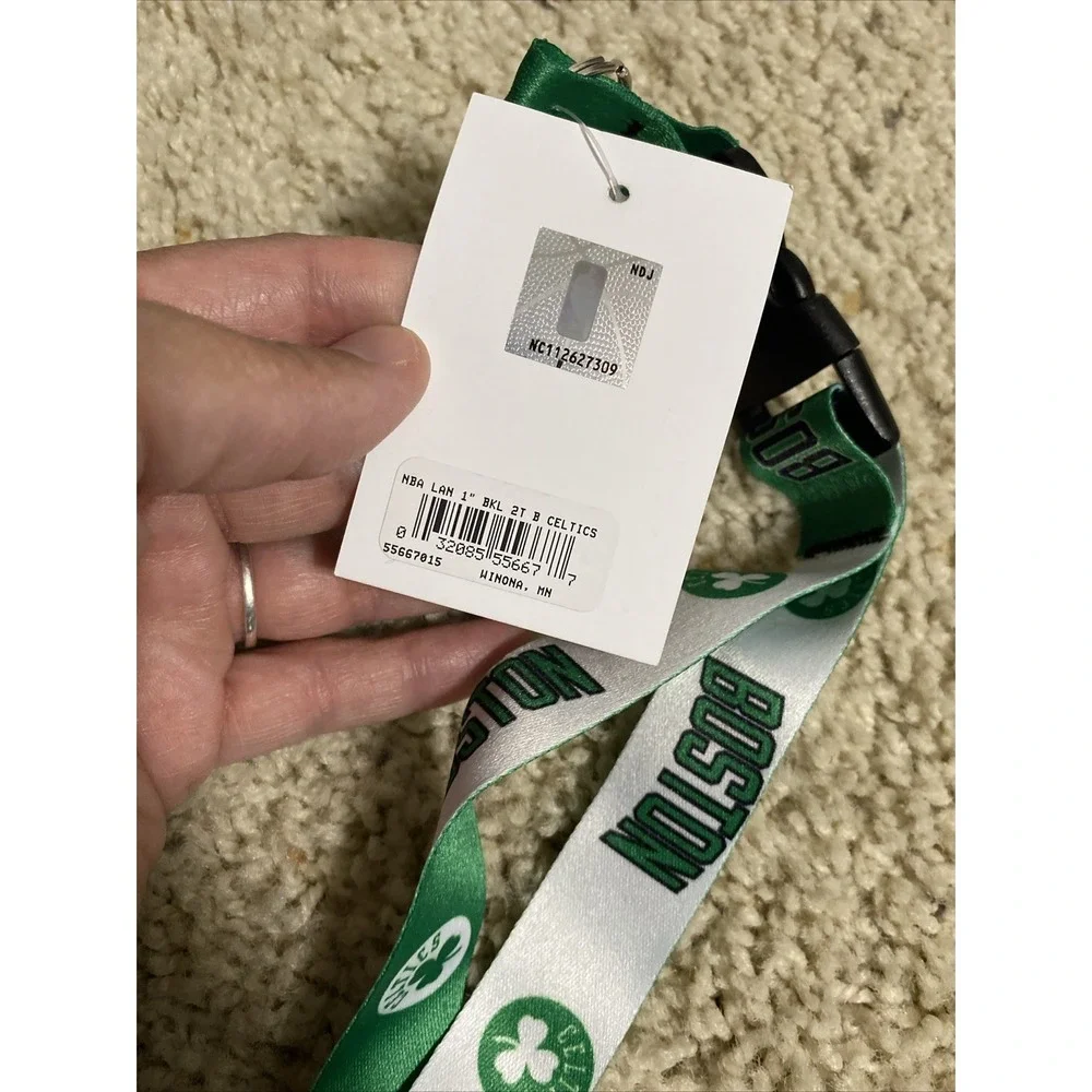 Boston Celtics Crew Socks Youth 1-6, & Lanyard New